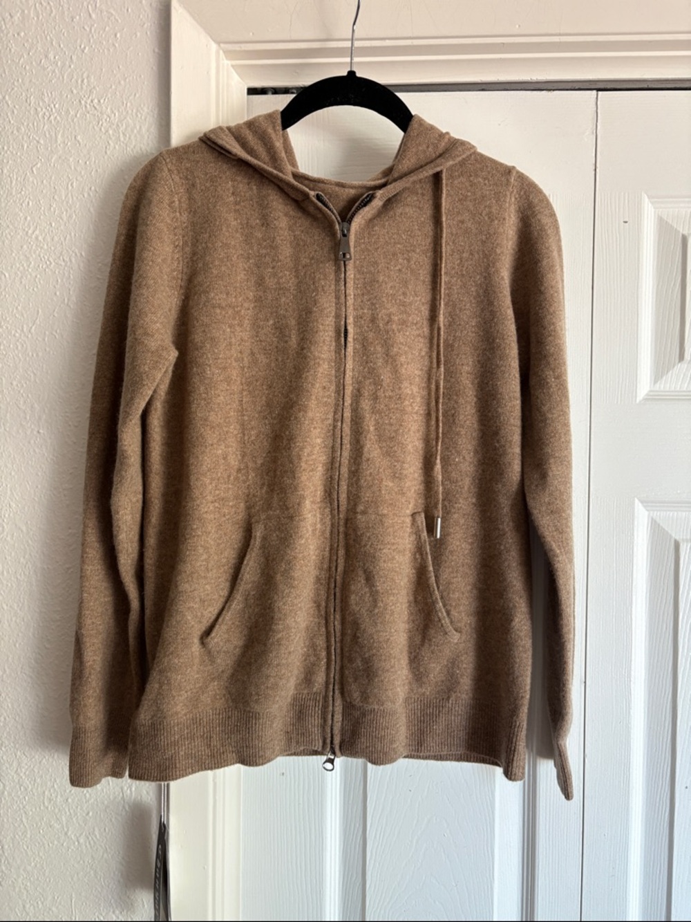 NWT Chanyarn Superfine Cashmere Zip Pullover Sweater